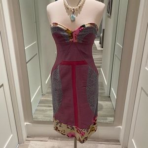 Nicole Miller Strapless Dress